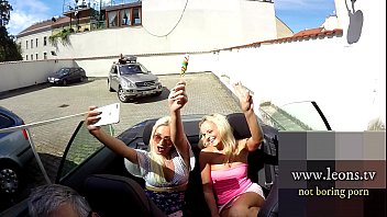 Ready? Cabrio Fun, This is what we live for, Best Summer, Young Blonde Exhibitionists ready for a ride